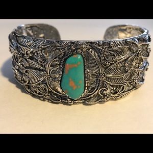 COPY - Tibetan Silver And Turquoise Cuff Bracelet…